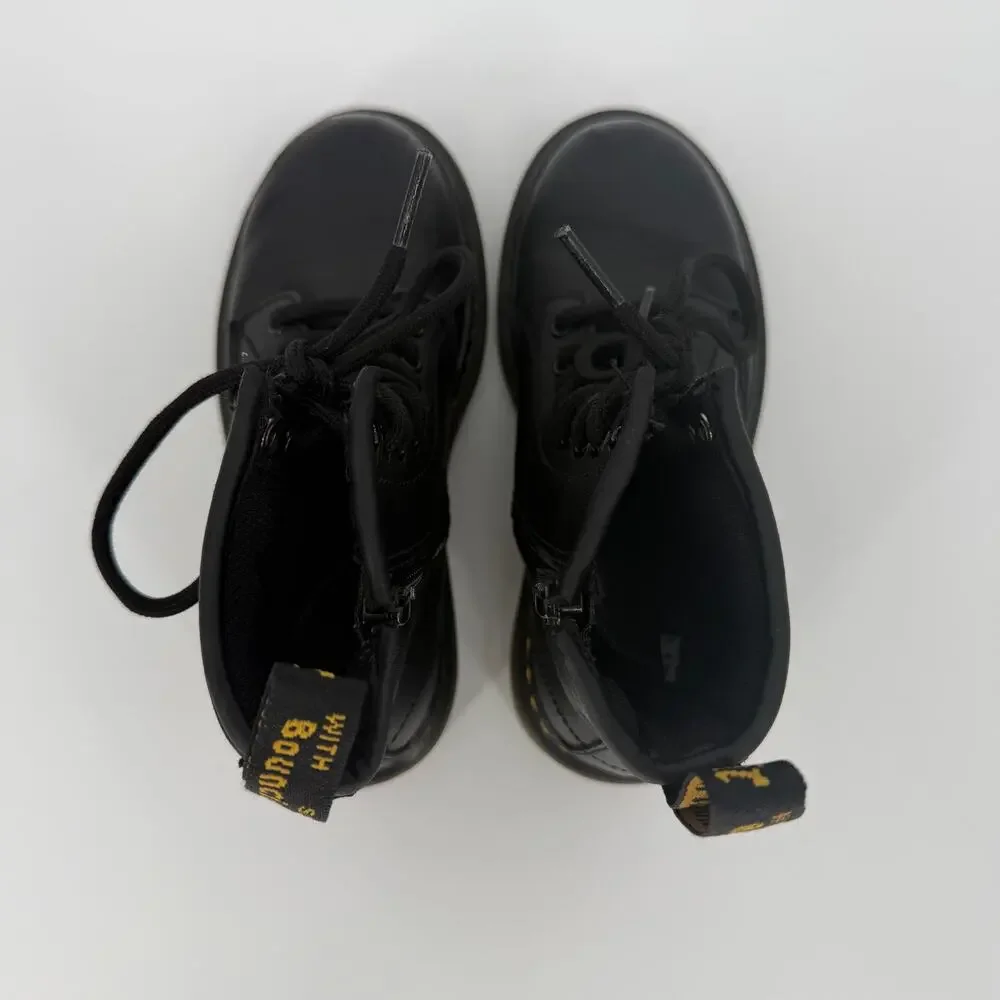 Dr. Martens AirWair Shoes‎ With Bouncing Soles Zipper Black Kids Size 12